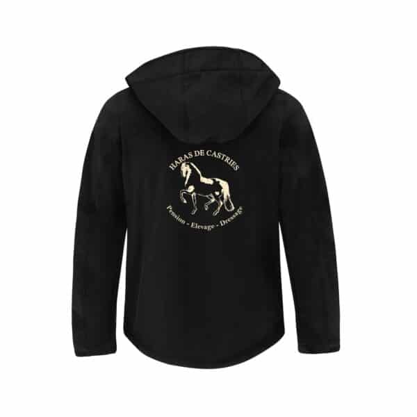 SOFTSHELL (homme) - haras de Castries - Noir - BC650 – Image 2