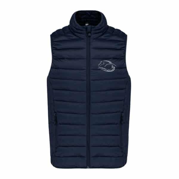 DOUDOUNE SANS MANCHES (homme) - Ecurie du Petit Barreau - Navy - K6113