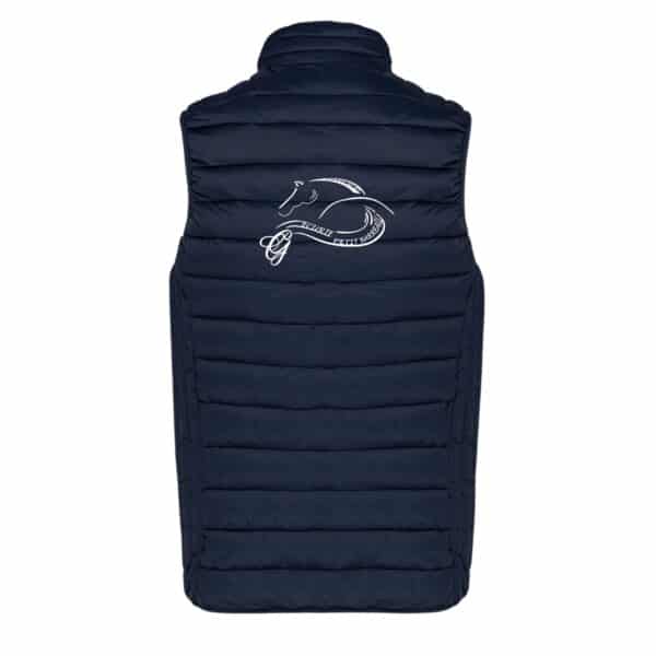 DOUDOUNE SANS MANCHES (homme) - Ecurie du Petit Barreau - Navy - K6113 – Image 2