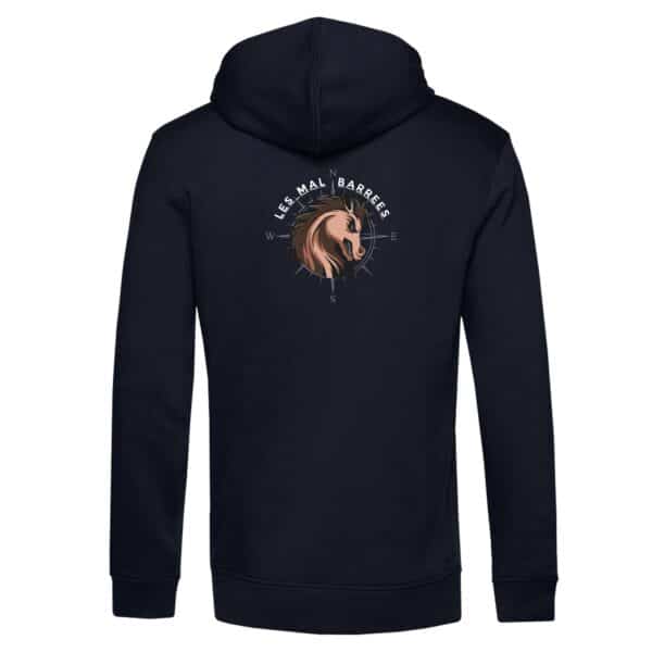 SWEAT A CAPUCHE (enfant) - Ecurie du Petit Barreau - Navy - BC511 – Image 2