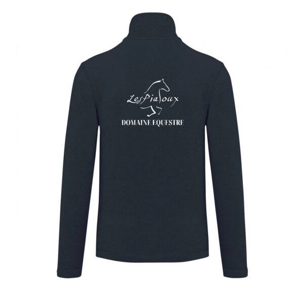 Veste micropolaire zippée (homme) – Domaine Equestre Des Pialoux - Navy – K911 – Image 2