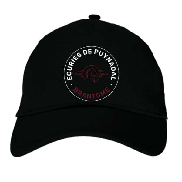 Casquette (économique) - Les écuries de puynadal - Noir - RC080