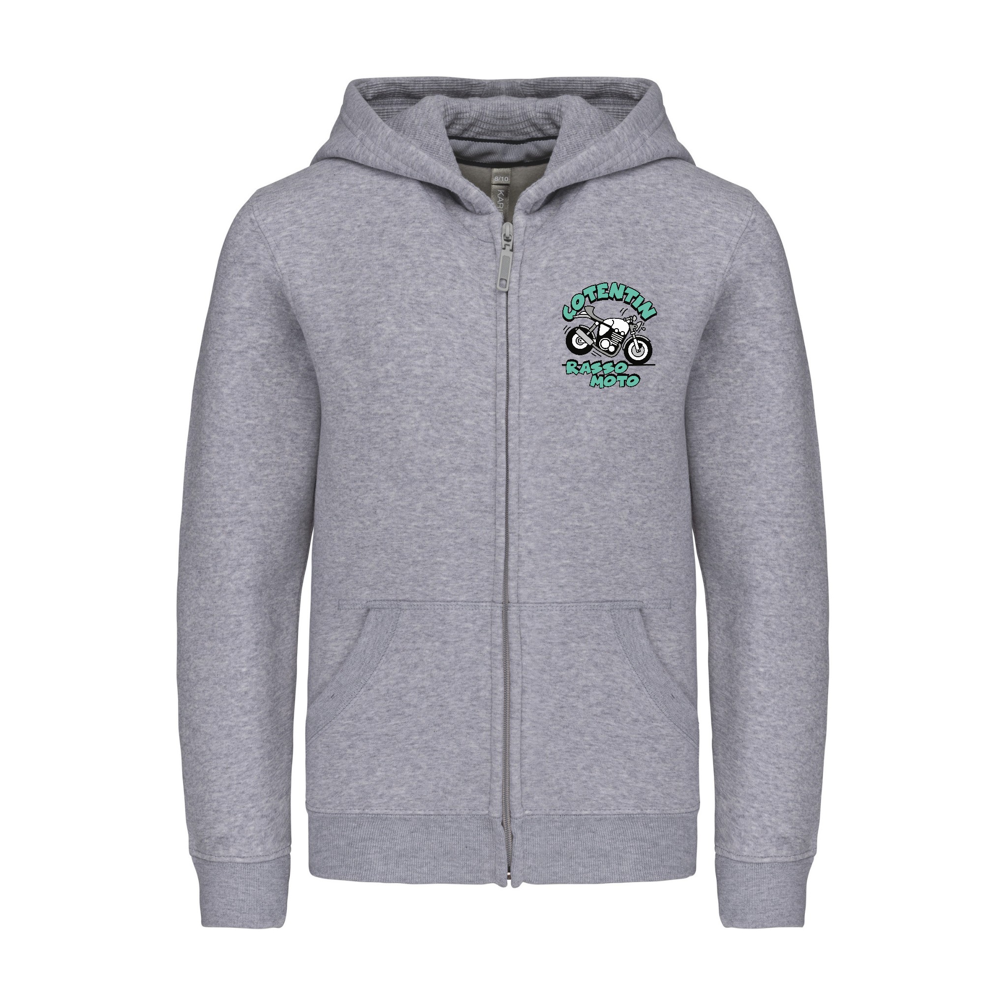 SWEAT ZIPPÉ (enfant) - Cotentin Rasso Moto - K455 – Image 4