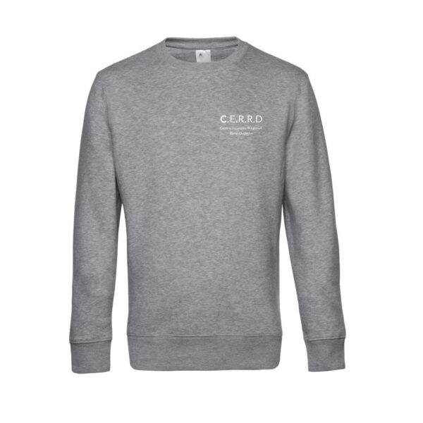 SWEAT COL ROND (homme) - Centre équestre Régional Renen Dujardin - Gris Chiné - BCU01K