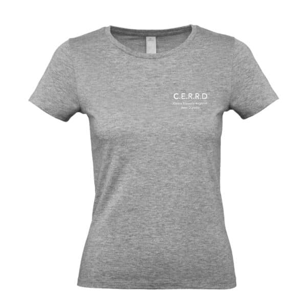 T-SHIRT (femme) - Centre équestre Régional Renen Dujardin - Gris Chiné - BC04T