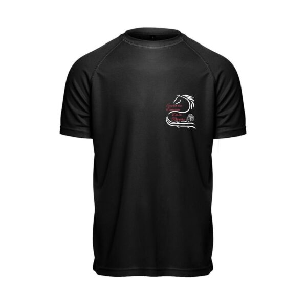 T-Shirt respirant (homme) - Association du Domaine de La Rivière - Noir - PK140