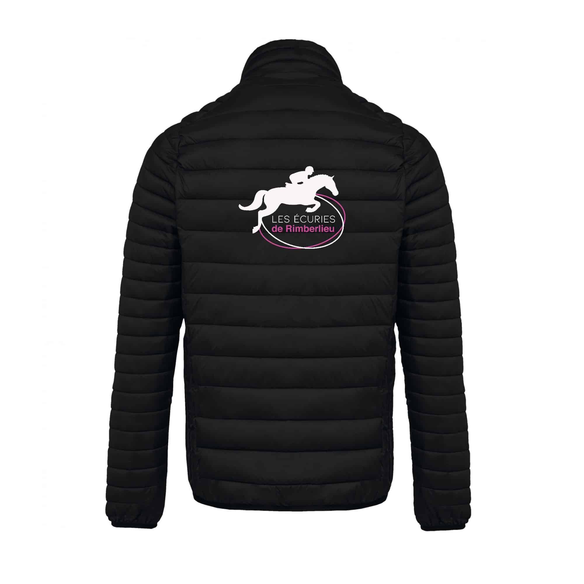 DOUDOUNE AVEC MANCHES (homme) - Les écuries de Rimberlieu - Noir - K6120 – Image 3