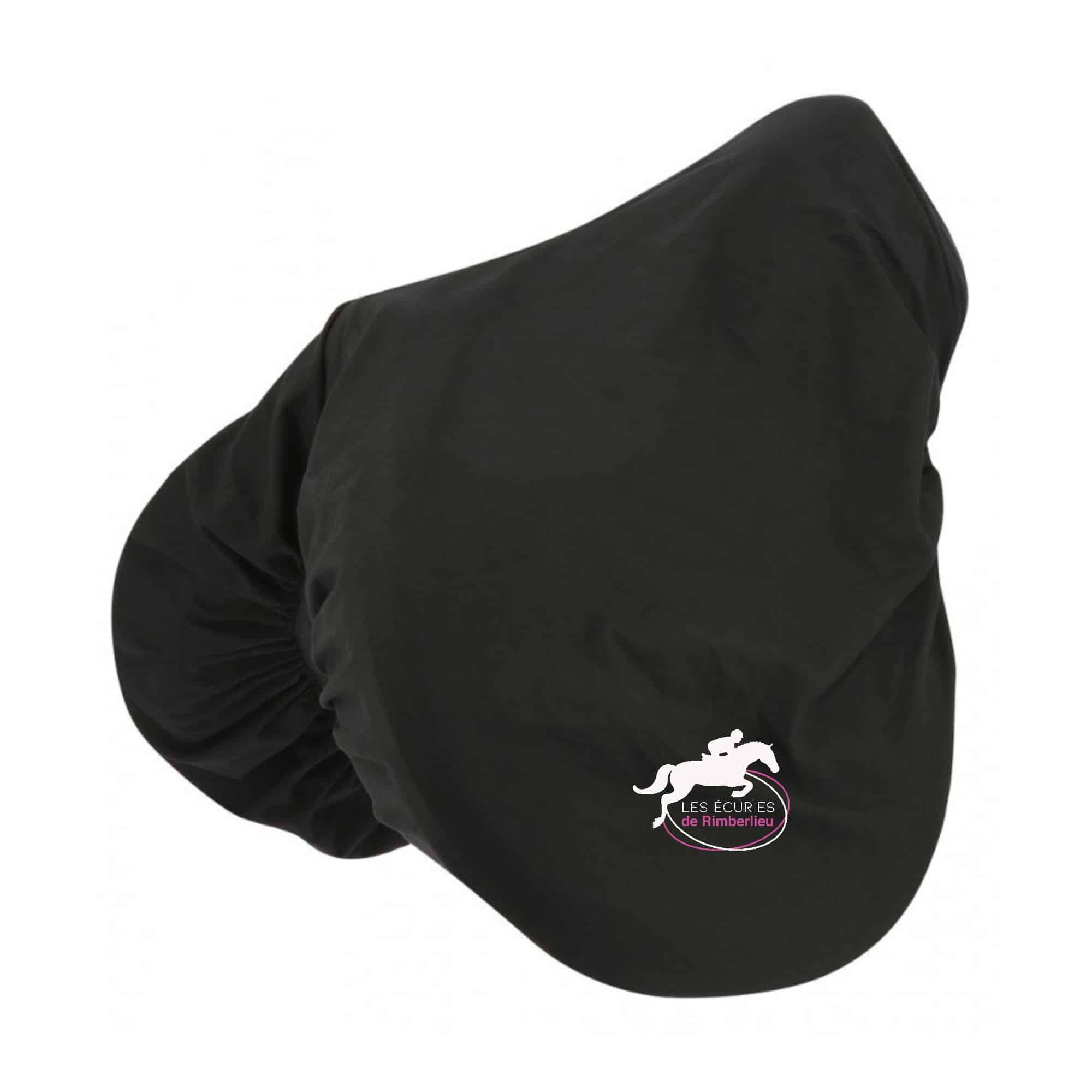 Housse de selle en coton Ridding World - Les écuries de Rimberlieu - Noir - 205100