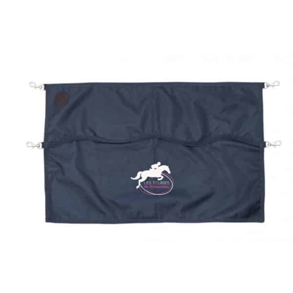 Rideau et porte de box EQUITHÈME Premium - Les écuries de Rimberlieu - Navy - RP001 – Image 2