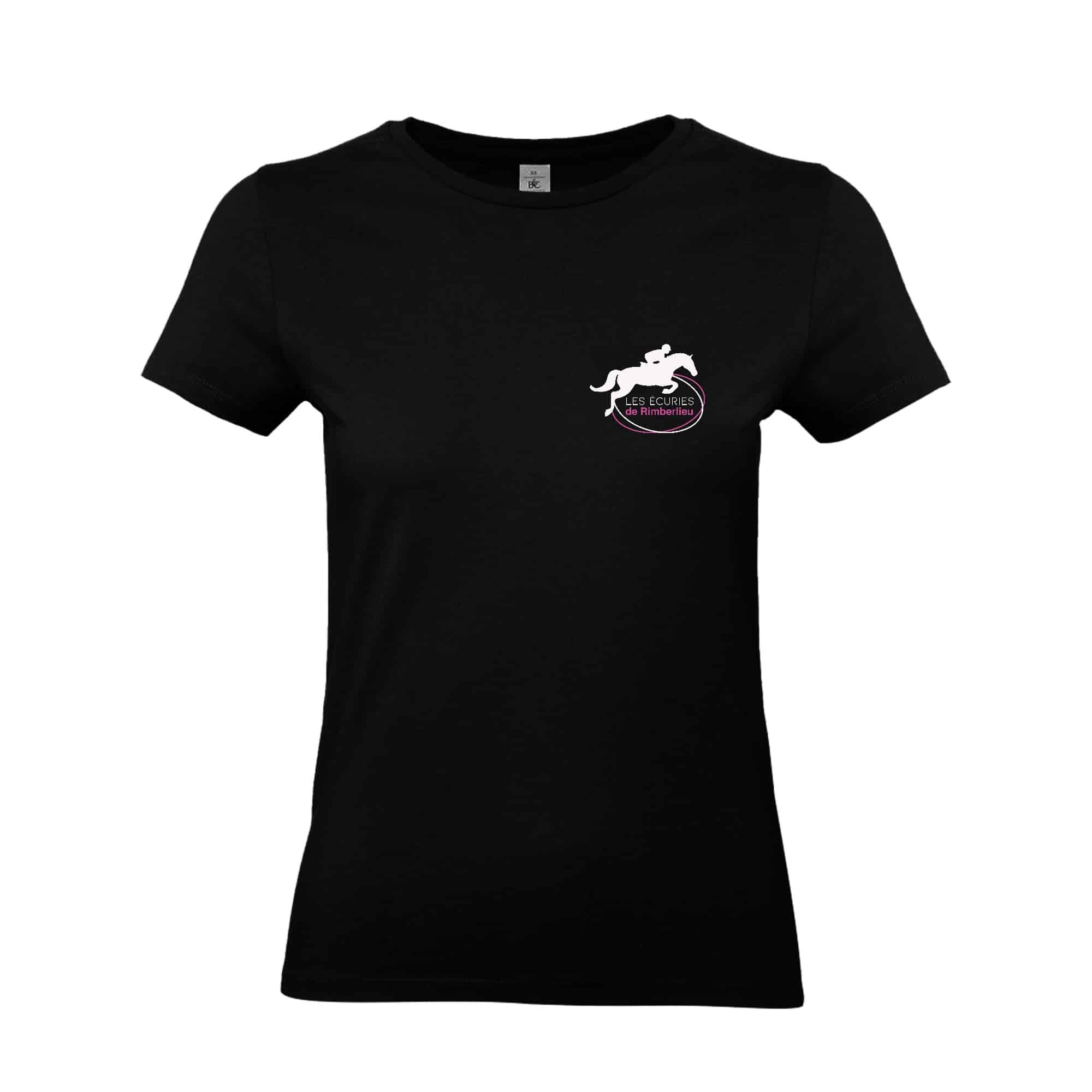 T-SHIRT (femme) - Les écuries de Rimberlieu - Noir - BC04T