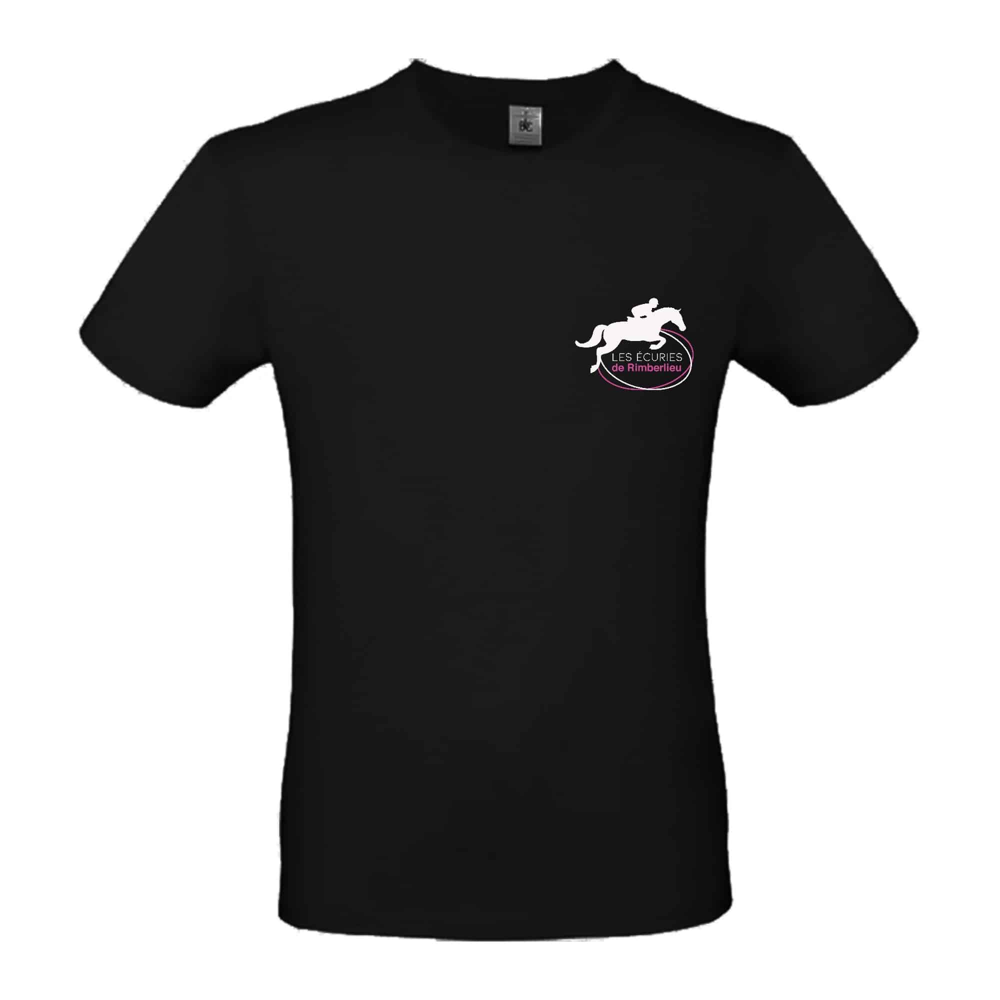 T-SHIRT (homme) - Les écuries de Rimberlieu - Noir - BC03T