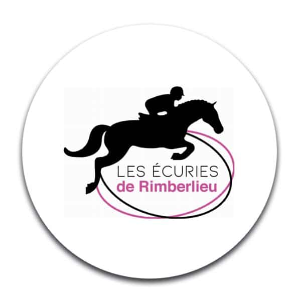 STICKER ROND - Les écuries de Rimberlieu - STI001