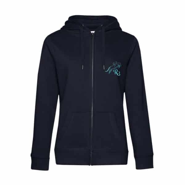 SWEAT ZIPPÉ (femme) - Écurie Roxane Barrau - Navy - BCW03Q