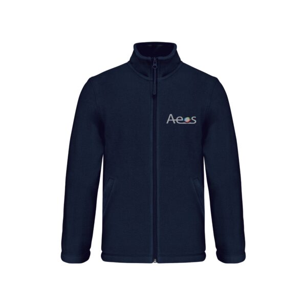 Veste micropolaire zippée (enfant) – SANOR - Navy – K920