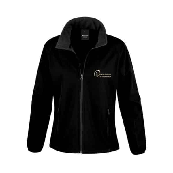 SOFTSHELL ECO (femme) – Centre équestre de Super Dévoluy - Noir - R231F