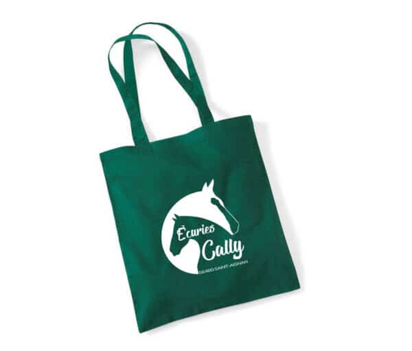 TOTE BAG - Association Ecuries Cally - Vert Foret - WM101