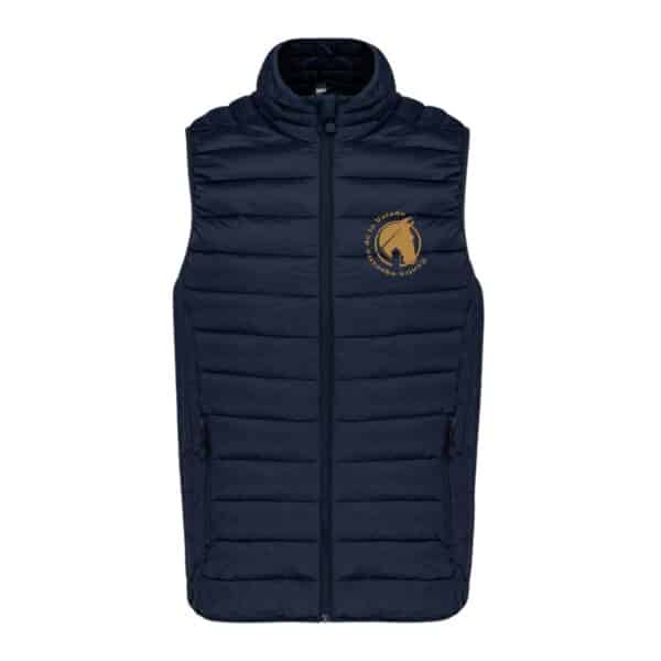 DOUDOUNE SANS MANCHES (enfant) - Centre Equestre de la Valade - Navy - K6115