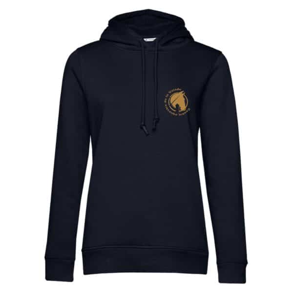 SWEAT A CAPUCHE (femme) – Centre Equestre de la Valade - Navy - BCW34B