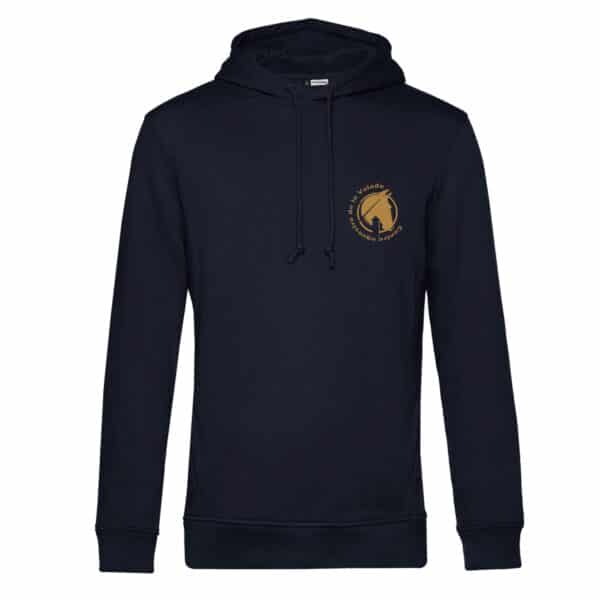 SWEAT A CAPUCHE (homme) - Centre Equestre de la Valade - Navy - BCU33B