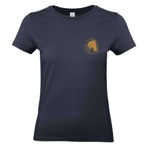 T-SHIRT (femme) - Centre Equestre de la Valade - Navy - BC04T