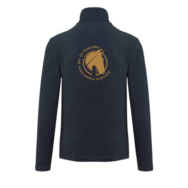 Veste micropolaire zippée (femme) – Centre Equestre de la Valade - Navy – K907 – Image 2