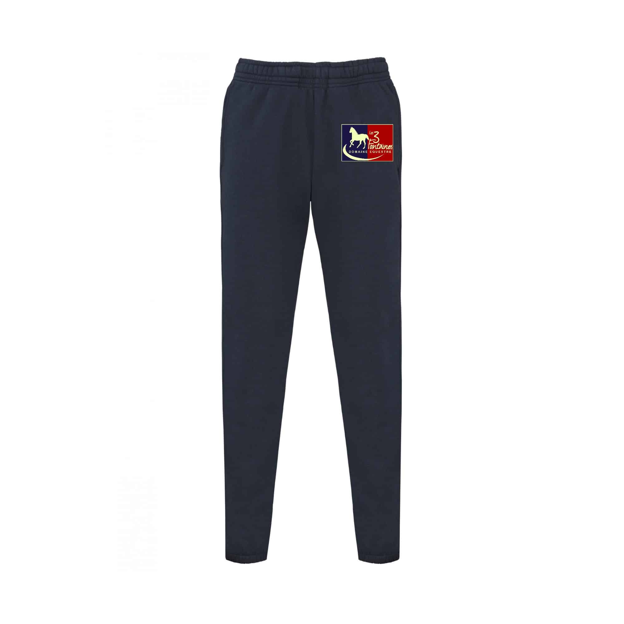 Pantalon de survêtement (unisexe) - les cavaliers des trois fontaine - Navy - PA1040