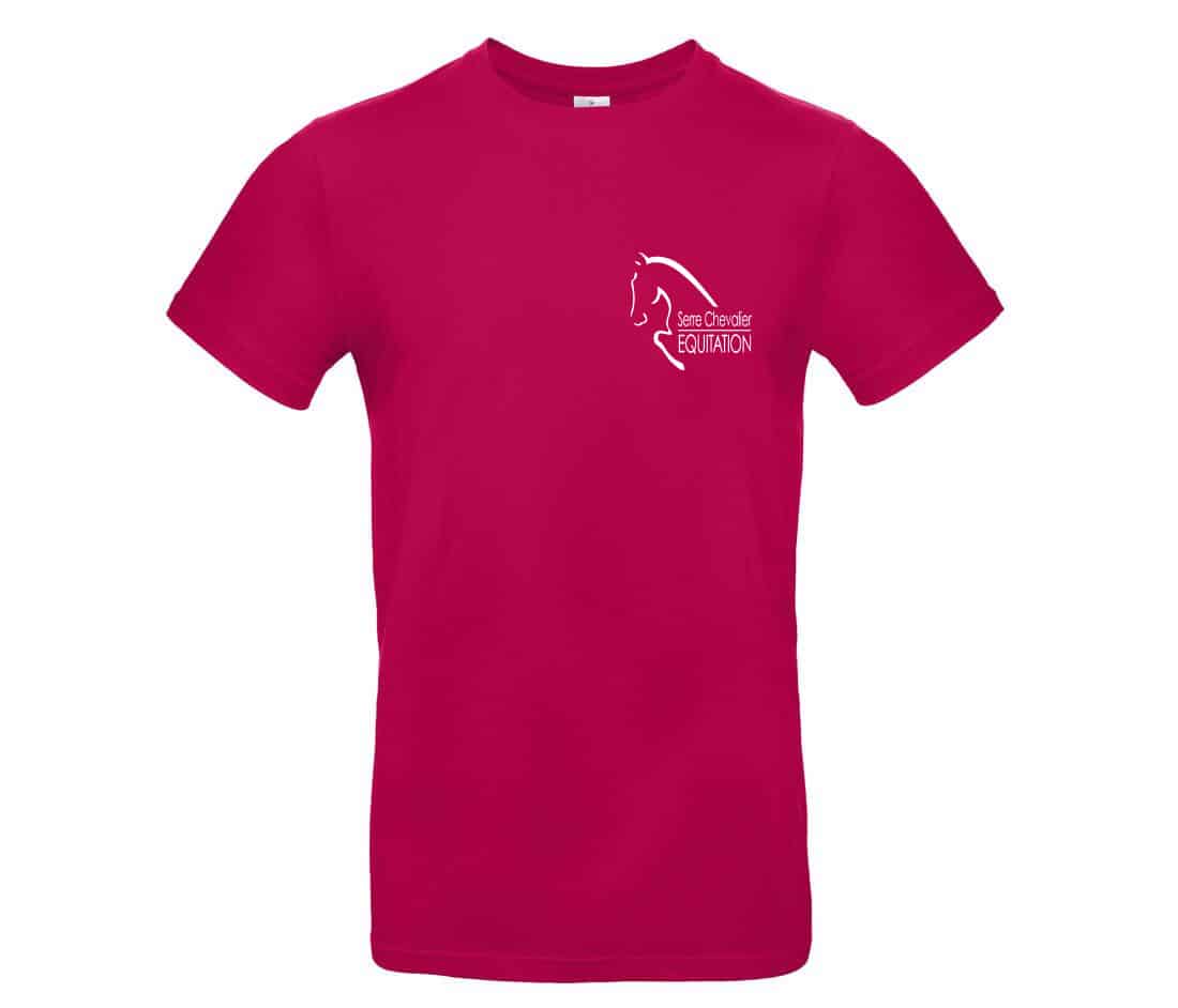 T-SHIRT (homme) - Serre chevalier equitation - BC03T – Image 4