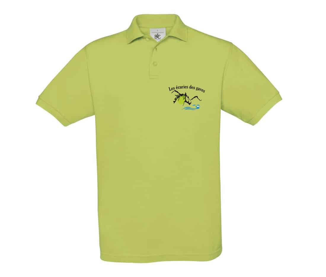 Polo premium (homme) - Les écuries des gaves - BCU426 – Image 4
