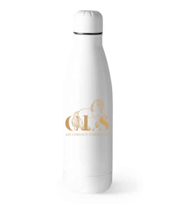 Gourde Blanche 500ml – CLS Les Chevaux d’Abbecourt - GRD001