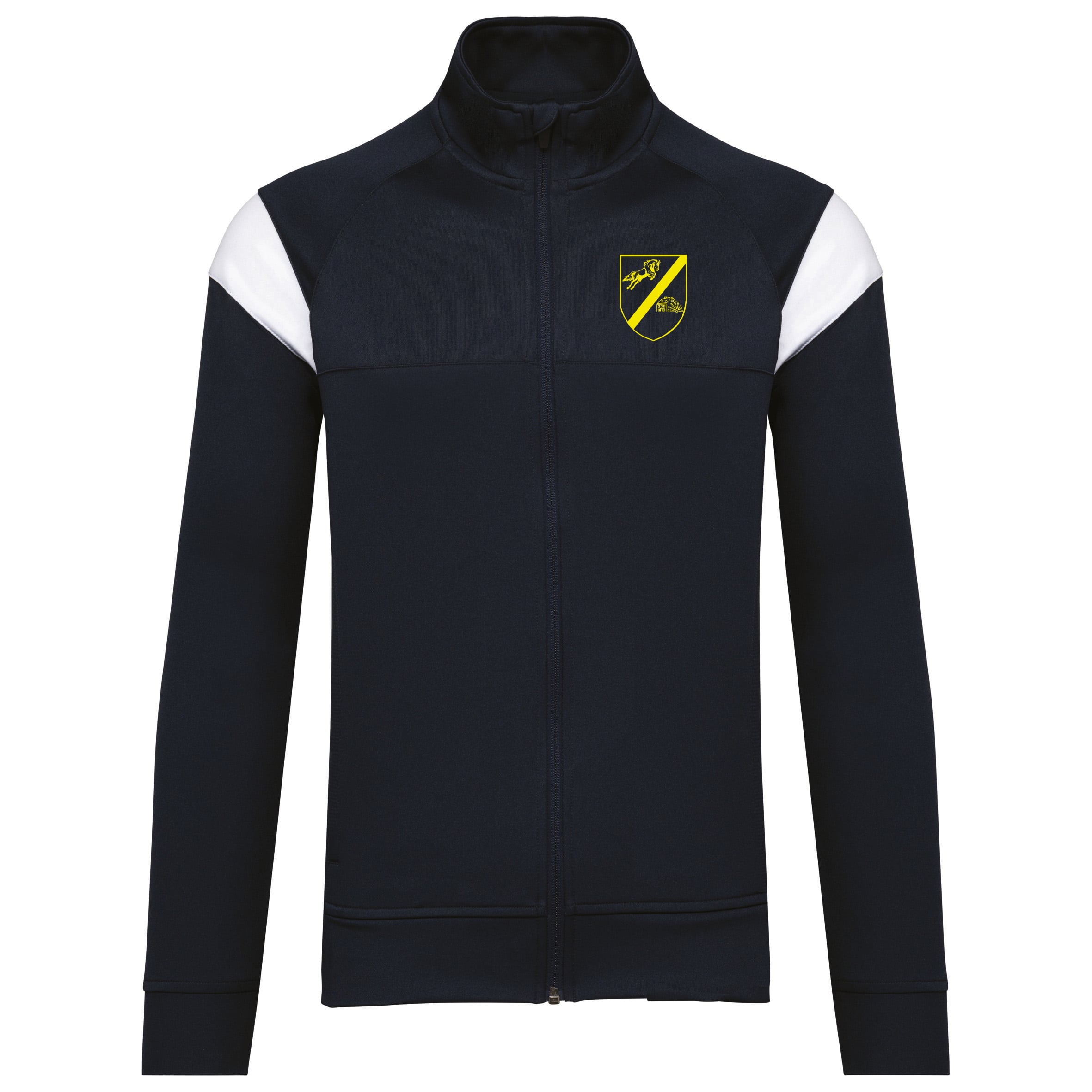 Veste de survêtement zippée (unisexe) - domaine du moulin neuf - Navy - PA390