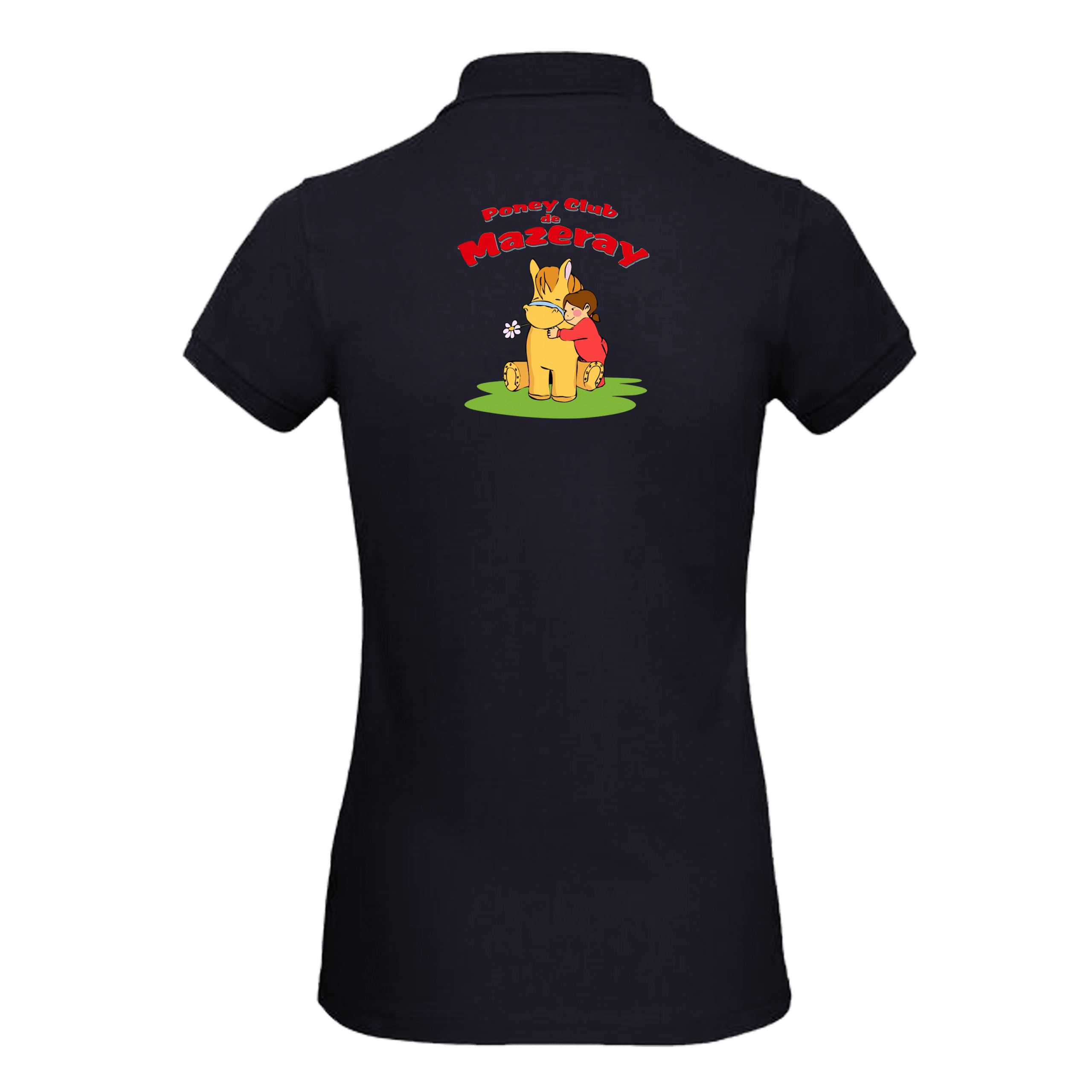 POLO (femme) - poney club de mazeray et ecurie jerome gachignard - Navy - BCI1F – Image 4