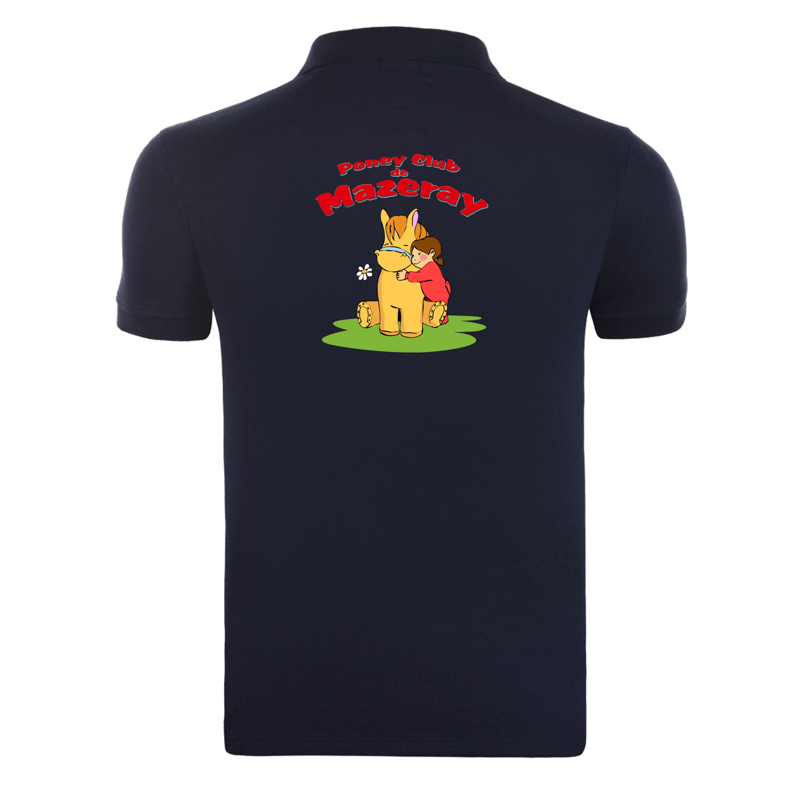 POLO (homme) - poney club de mazeray et ecurie jerome gachignard - Navy- BCID1 – Image 5