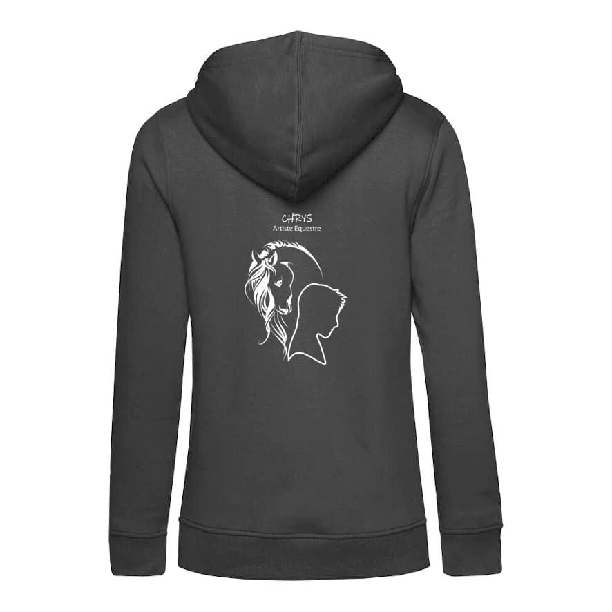 SWEAT A CAPUCHE (femme) – horse&fit et Chrys Artiste - BCW34B – Image 5