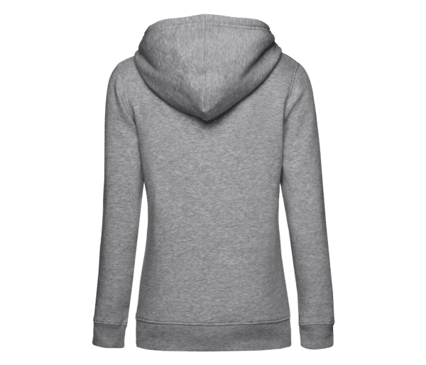 SWEAT A CAPUCHE (femme) – Etoile Sportive Nouic Mézières - Gris chiné - BCW34B – Image 2