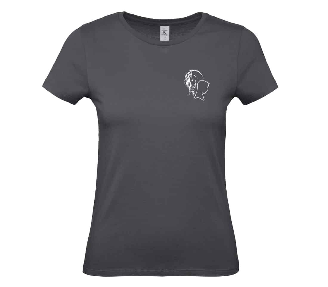 T-SHIRT (femme) - horse&fit et Chrys Artiste - BC04T – Image 4
