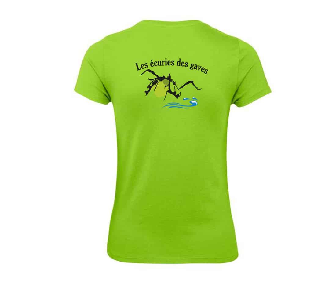 T-SHIRT (femme) - Les écuries des gaves - BC04T – Image 5