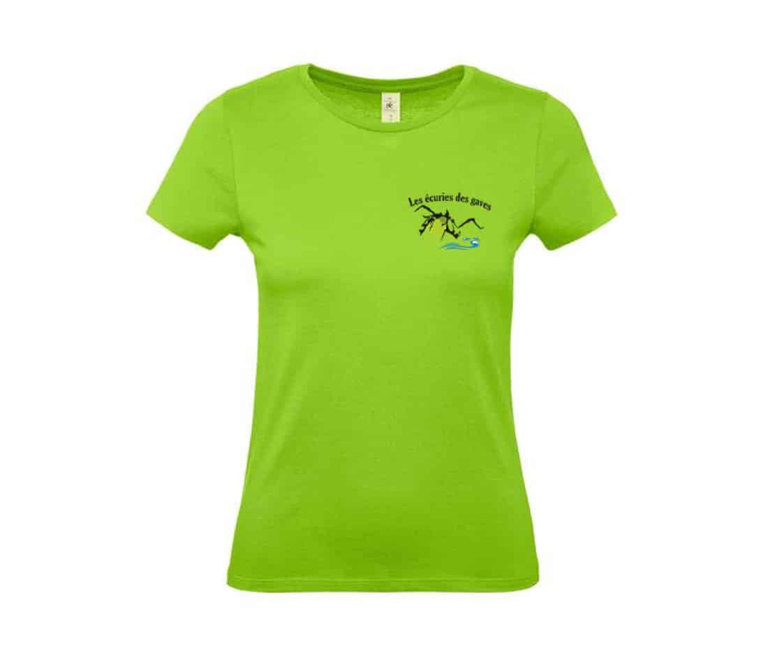 T-SHIRT (femme) - Les écuries des gaves - BC04T – Image 4
