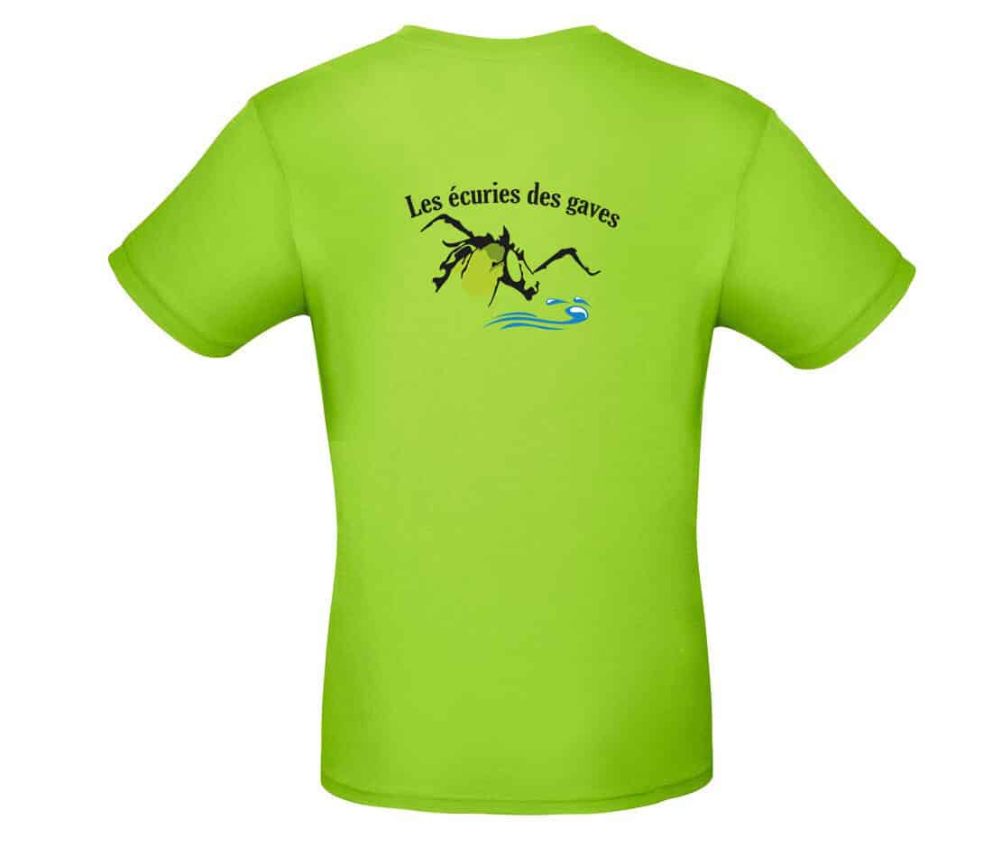 T-SHIRT (homme) - Les écuries des gaves - BC03T – Image 4