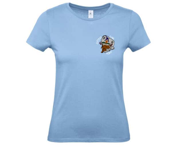 T-SHIRT (femme) - Les Lutins d'Ar Hoat - Bleu ciel - BC04T