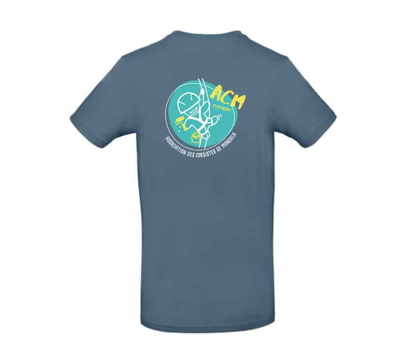 T-SHIRT (homme) - Les cordistes de Mandela - BC03T – Image 7