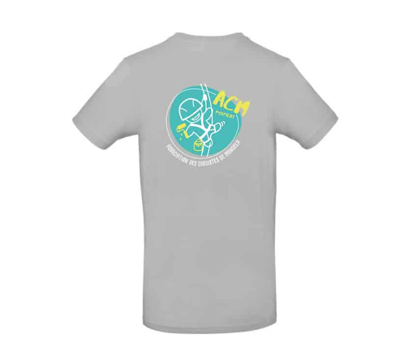 T-SHIRT (homme) - Les cordistes de Mandela - BC03T – Image 4