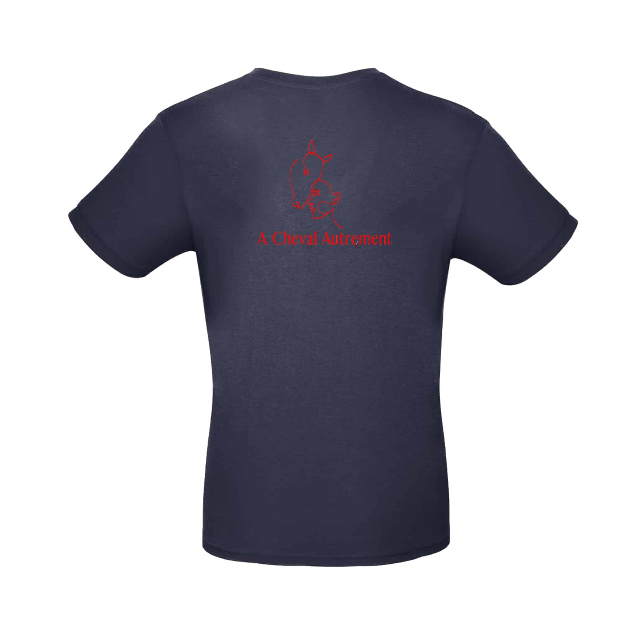 T-SHIRT (enfant) - A Cheval Autrement - Navy - BC03TK – Image 3