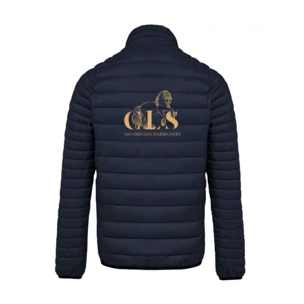 DOUDOUNE AVEC MANCHES (homme) - CLS Les Chevaux d'Abbecourt - Navy - K6120 – Image 2