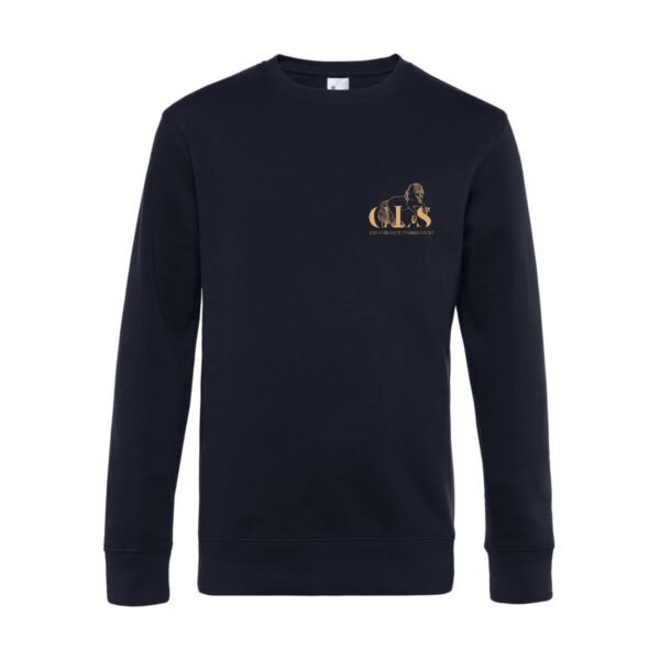 SWEAT COL ROND (femme) - CLS Les Chevaux d'Abbecourt - Navy - BCW01Q