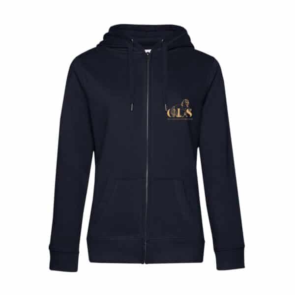 SWEAT ZIPPÉ (femme) - CLS Les Chevaux d'Abbecourt - Navy - BCW03Q