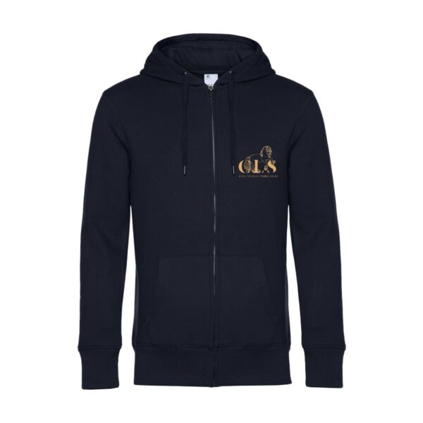 SWEAT ZIPPÉ (enfant) - CLS Les Chevaux d'Abbecourt - Navy - K455