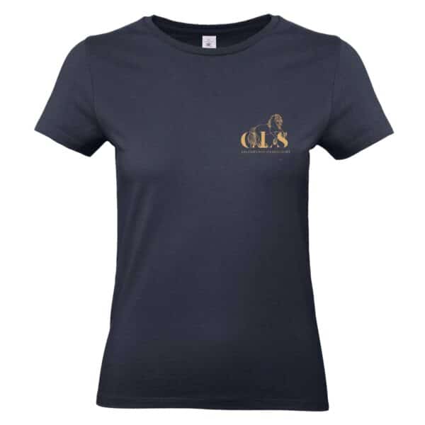 T-SHIRT (femme) - CLS Les Chevaux d'Abbecourt - Navy - BC04T