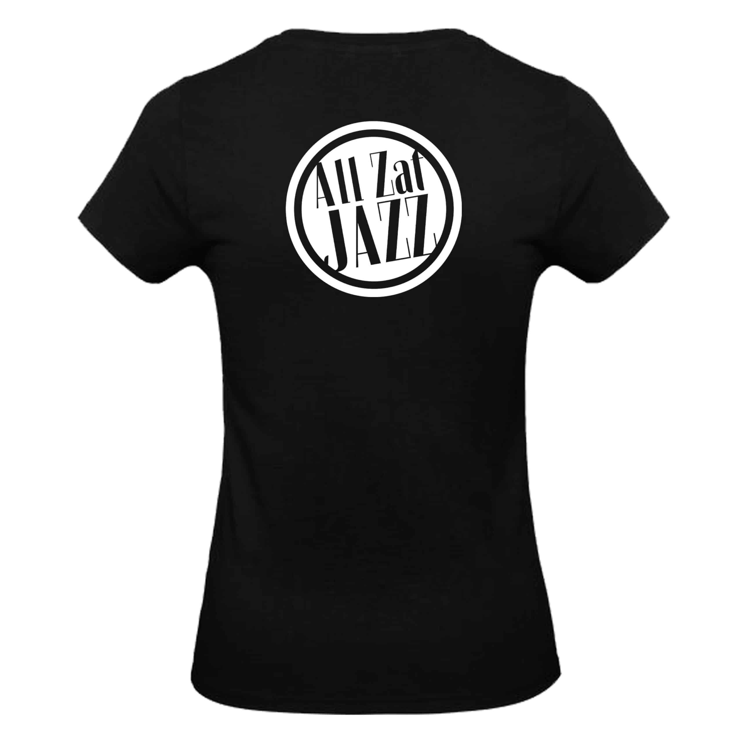 T-SHIRT (femme) - ALL ZAT JAZZ - Noir - BC04T – Image 3