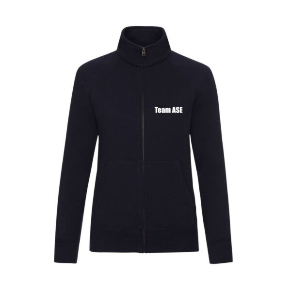 SWEAT ZIPPE SANS CAPUCHE (femme) - André Sport Équestre - Navy - SC366