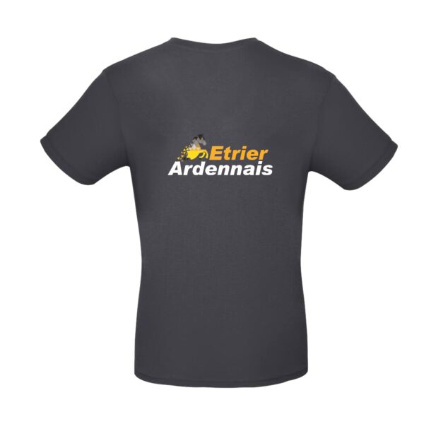 T-SHIRT (homme) - Etrier Ardennais - Gris Anthracite - BC03T – Image 2